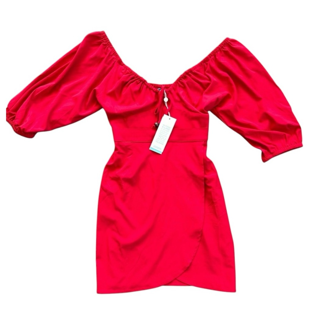 NWT Shore Brand dress S red